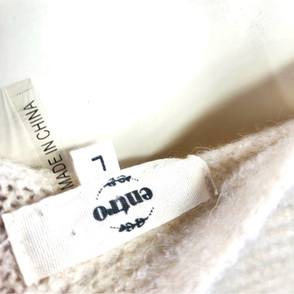 Winter White Luxury Semi Dolman Sleeve Ribbed Style Cozy Oversized Sweater LRG - Picture 5 of 10